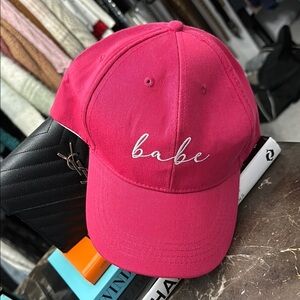 Babe Pink Cap